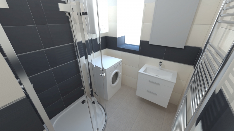 3D vizualizace koupelny