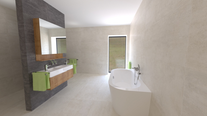 Walk-in sprcha detail