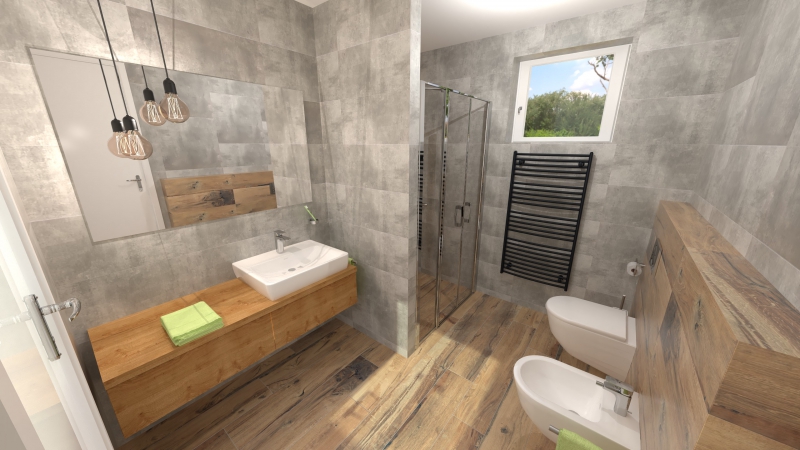 Podlahová dlažba detail